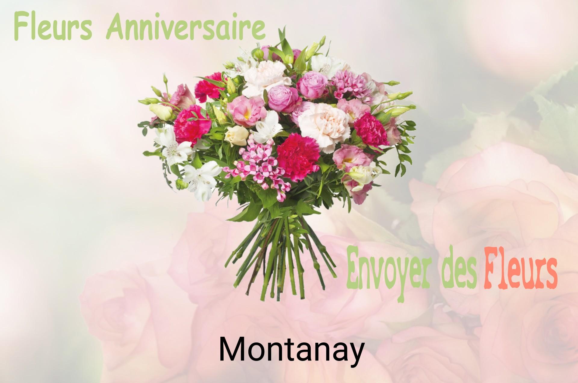 Bouquet de fleurs d’anniversaire livré à Montanay